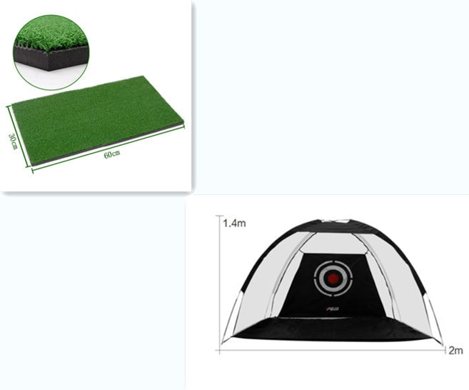 Golf Practice Net Tent Golf Hitting Cage Garden Grassland Practice Tent Golf Training Equipment Mesh Outdoor Frontline Deals