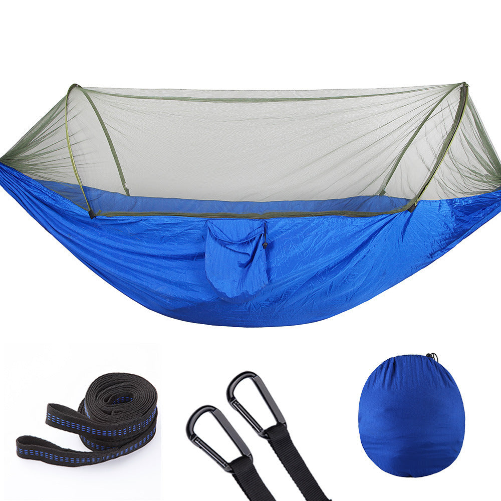 Fully Automatic Quick Opening Hammock With Mosquito Net Front Line Enterprises