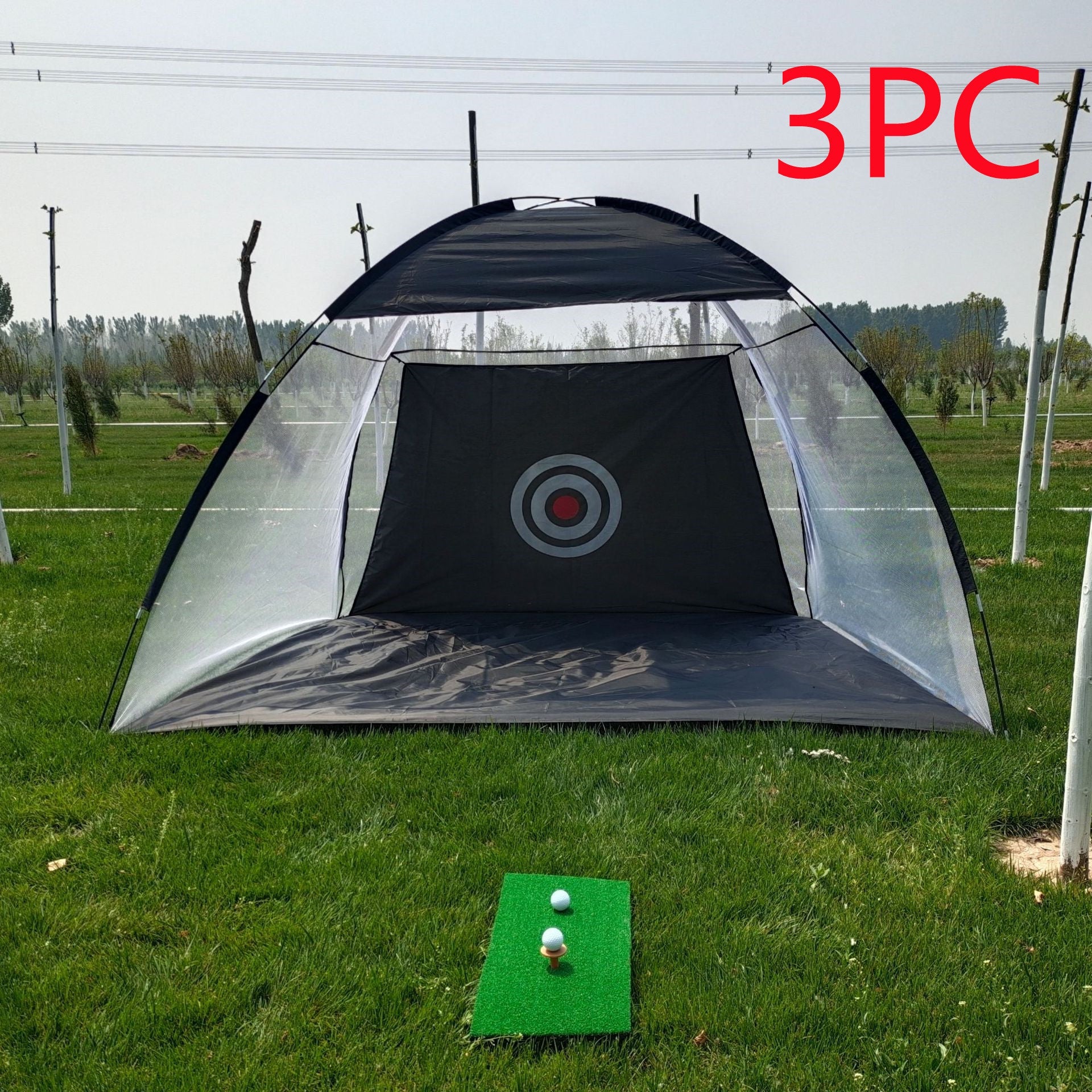 Golf Practice Net Tent Golf Hitting Cage Garden Grassland Practice Tent Golf Training Equipment Mesh Outdoor Frontline Deals