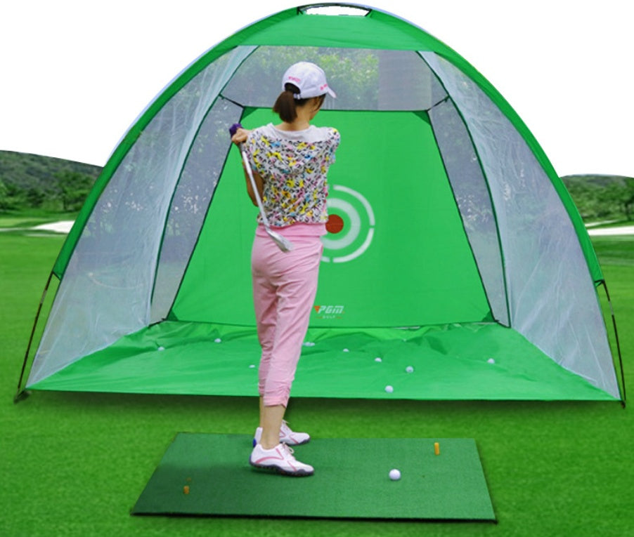Golf Practice Net Tent Golf Hitting Cage Garden Grassland Practice Tent Golf Training Equipment Mesh Outdoor Frontline Deals