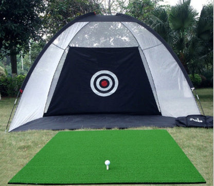 Golf Practice Net Tent Golf Hitting Cage Garden Grassland Practice Tent Golf Training Equipment Mesh Outdoor Frontline Deals