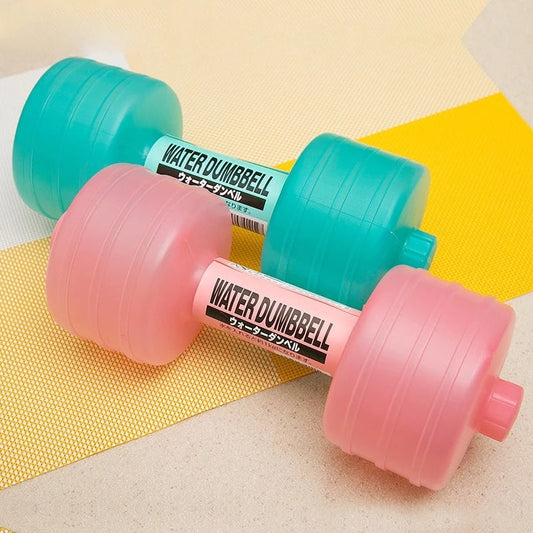 Body Building Water Dumbbell Weight Dumbbells Slimming Fitness Gym Equipment Yoga for Training Sport Plastic Bottle Exercise Front Line Enterprises