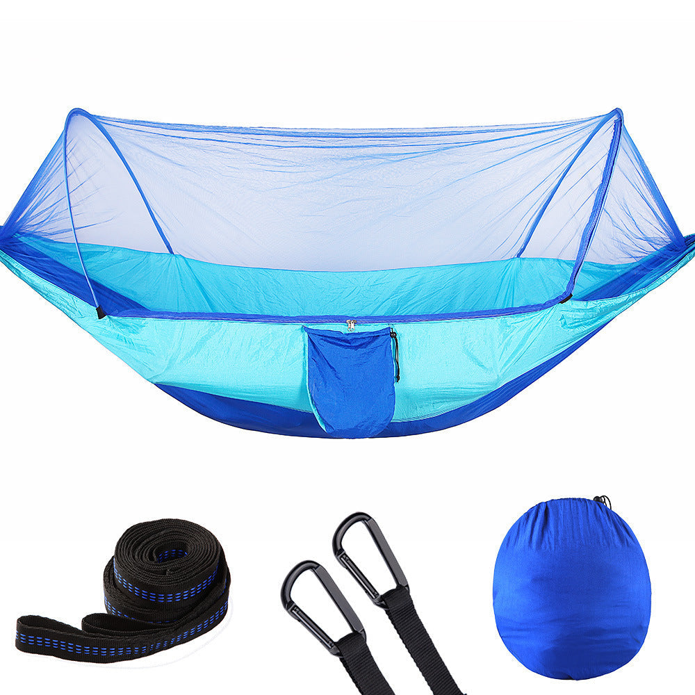 Fully Automatic Quick Opening Hammock With Mosquito Net Front Line Enterprises