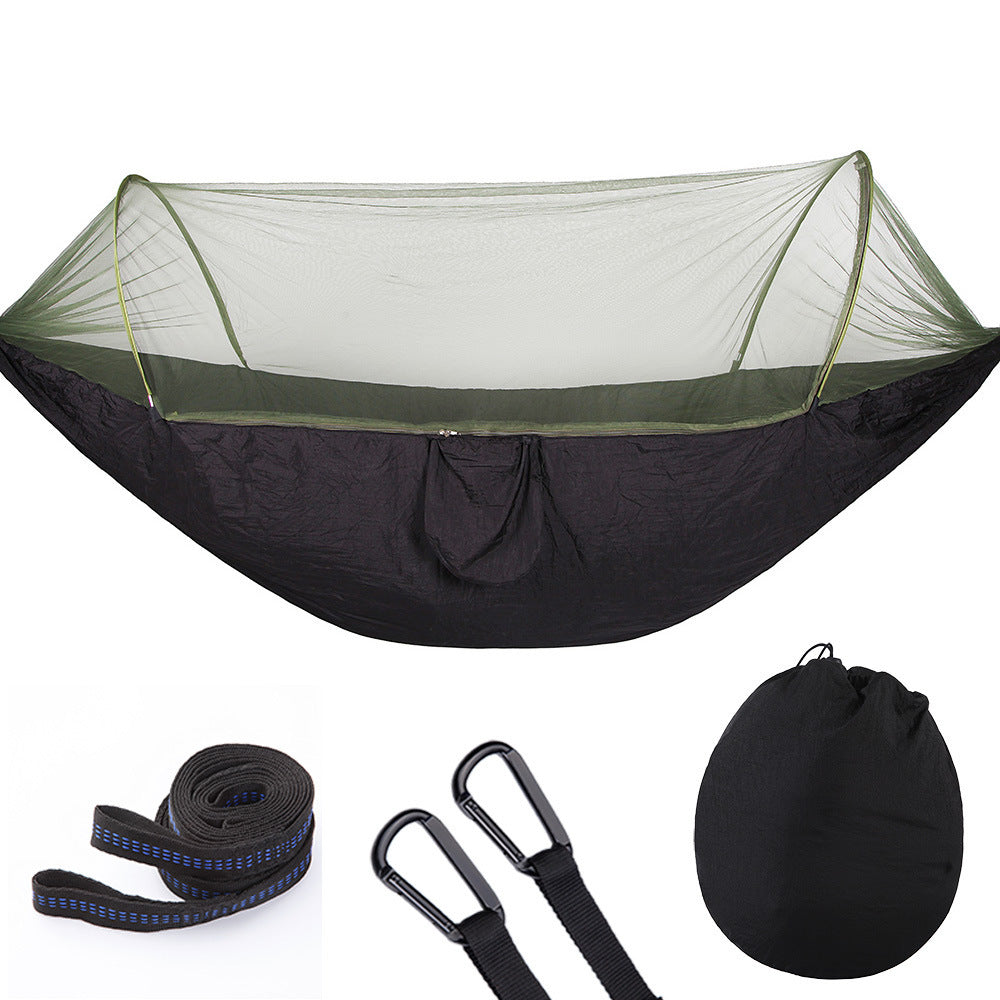 Fully Automatic Quick Opening Hammock With Mosquito Net Front Line Enterprises