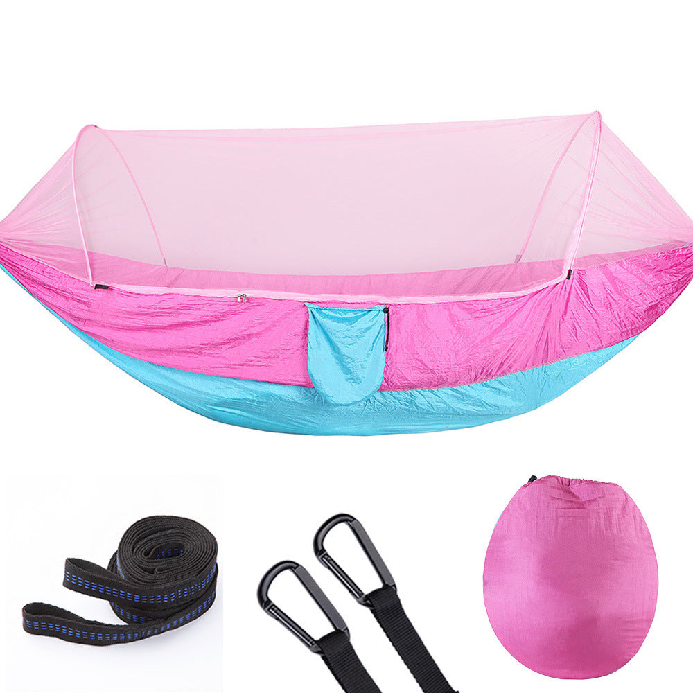 Fully Automatic Quick Opening Hammock With Mosquito Net Front Line Enterprises