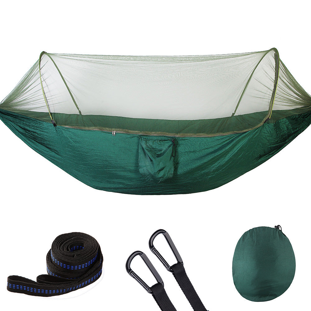 Fully Automatic Quick Opening Hammock With Mosquito Net Front Line Enterprises