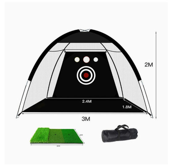 Golf Practice Net Tent Golf Hitting Cage Garden Grassland Practice Tent Golf Training Equipment Mesh Outdoor Frontline Deals