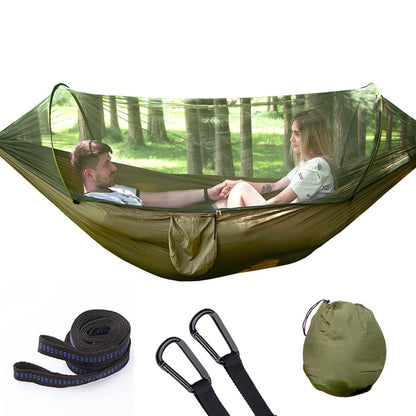 Fully Automatic Quick Opening Hammock With Mosquito Net Front Line Enterprises