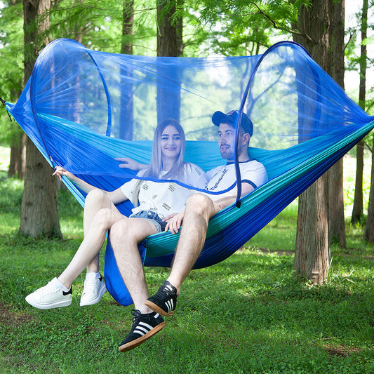 Fully Automatic Quick Opening Hammock With Mosquito Net Front Line Enterprises